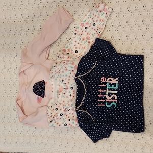 Simple Joy's by Carter's 6-piece set.  Blue and pink 3-6 mos.